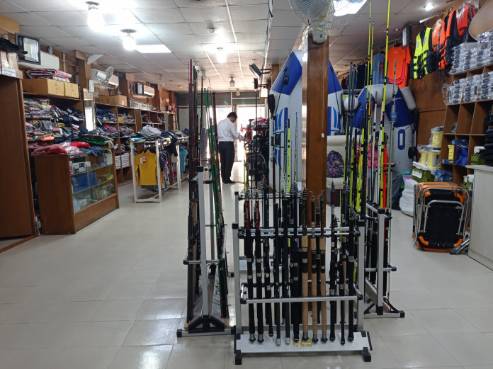 A fishing store that sells you a hobby