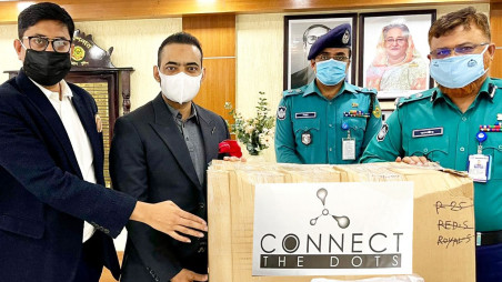 Connect the Dots handovers 25 thousand masks to CMP