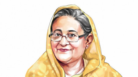Prime Minister Sheikh Hasina. Sketch: TBS
