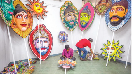 A symbolic Mangal Shobhajatra 