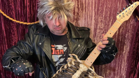 Florida musician builds guitar out of his dead uncle’s skeleton