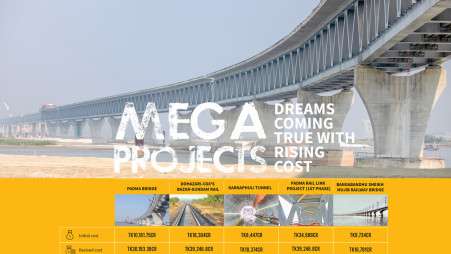 Mega projects: Dreams coming true with rising cost 