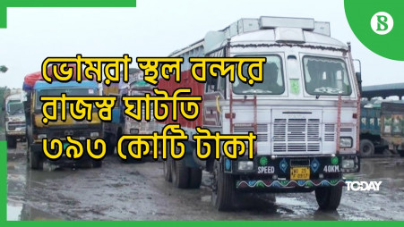 TBS Today: Bhomra land port faces Tk 319 crore revenue deficit