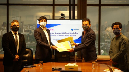 Brac, Bangla Trac sign MoU to promote app for aspiring expatriates
