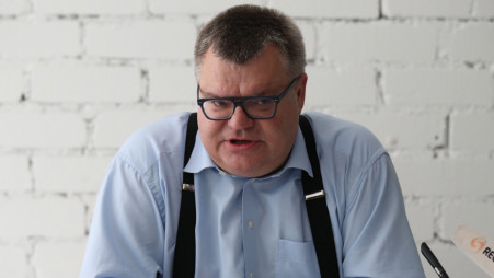 Viktor Babaryko was arrested last year ahead of a disputed presidential election that sparked nationwide demonstrations.  Photo :TASS via The Moscow Times
