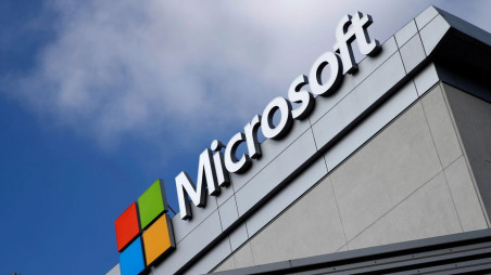 A Microsoft logo is seen in Los Angeles, California, U.S. June 14, 2016. REUTERS/Lucy Nicholson