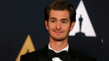 Andrew Garfield won the Golden Globe for Best Actor in Musical or Comedy. Photo: Reuters 