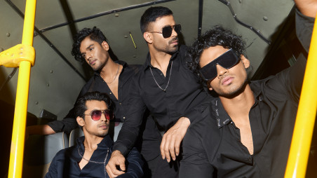 Men rocking the classic club black shirts by RulMaker Shirts. Photo: Courtesy 