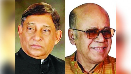 Awami League leaders Mofazzal Hossain Chowdhury Maya, left, and Kamrul Islam right. Photo: Collected