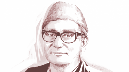 AKM Rafique Ullah Chowdhury. Sketch: TBS
