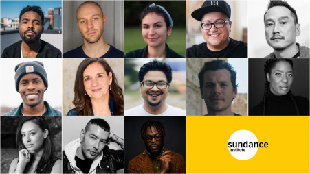 13 selected fellows of Sundance Institute‘s tenth annual Screenwriters Intensive workshop. Photo: Collected 