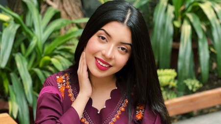Maisha Mahjabeen Priooty, a Dhaka based Instagram influencer. Photo: Courtesy