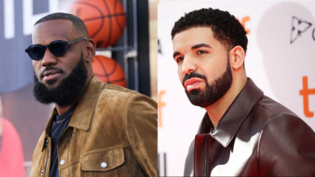 LeBron James and Drake. Photo: Reuters 