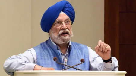 Union petroleum minister Hardeep Singh Puri. (ANI)
