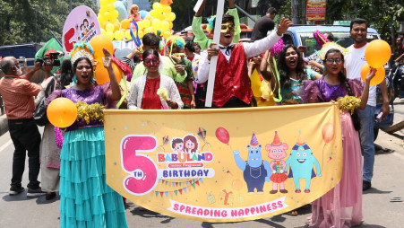 Babuland holds colourful parade marking its 5th anniversary