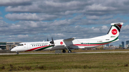 File Photo: Biman's Bombardier Dash-8-Q400 plane