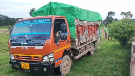 5 tonnes of ginger arrive at Akhaura port from India
