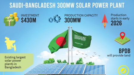 Saudi firm to partner in Bangladesh’s largest solar plant