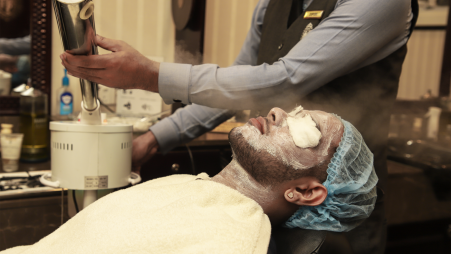 Truefitt &amp; Hill offers a selection of signature services, including the Royal Facial, Royal Haircut, Royal Shaving, Royal Manicure-Pedicure. Photo:Courtesy
