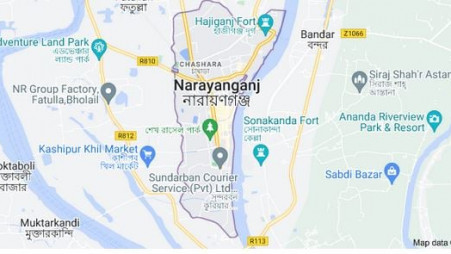 Map of Narayanganj.