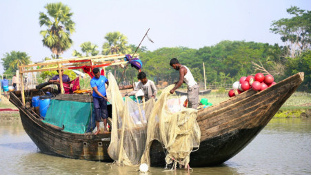 With hardly anything to catch, Indian fisherman takes on odd jobs, Inflation