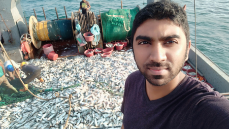 Through Jahid's videos, one can watch the everyday life of sea-going fishes as well as many other tiny details of the fishing business. Photo: Courtesy