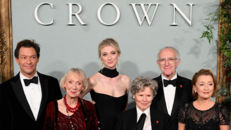 Cast of "The Crown" season 6. Photo: BSS/AFP