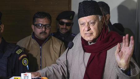 Former J&amp;K chief Minister Farooq Abdullah PTI/Hindustan Times