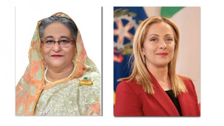 Italian PM Giorgia Meloni congratulates Sheikh Hasina