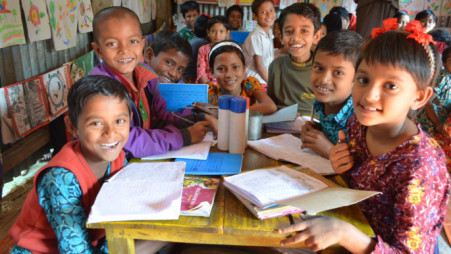 File photo of primary school students.