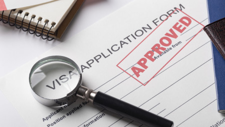 Representational image of visa approval. Photo: Freepik