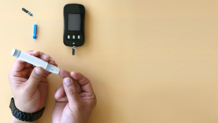 Representational image of a diabetes test kit. Photo: Unsplash