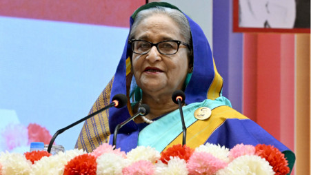 A file photo of Prime Minister Sheikh Hasina. Photo: BSS