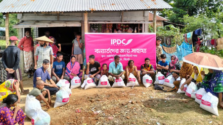 IPDC stands beside flood victims in Sylhet, surrounding areas with emergency assistance