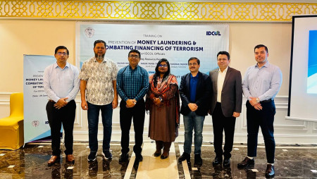IDCOL organises training on prevention of money laundering, combating financing of terrorism