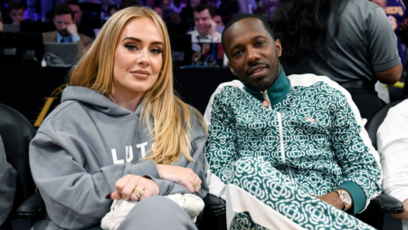 Adele with Rich Paul. Photo: Collected