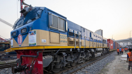 A freight train. File Photo: Noor A Alam/TBS