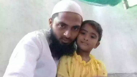 Abdun Noor with his daughter Asifa. Photo: Courtesy