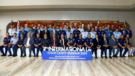 Participants at the closing ceremony of the three-day 7th International Flight Safety Seminar 2024 on 23 October. Photo: Courtesy