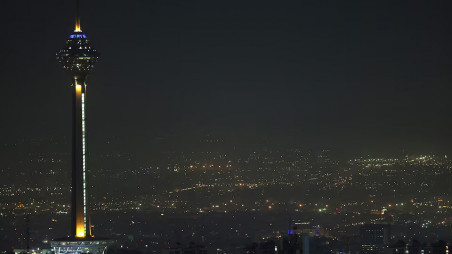 A general view of Tehran after several explosions were heard, in Tehran, Iran, October 26, 2024. Majid Asgaripour/WANA (West Asia News Agency) via REUTERS
