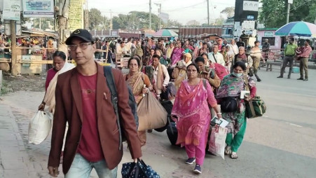 The followers said they were traveling to India to participate in religious rituals. Photo: Collected