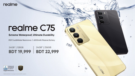realme C75 launched with segment-first IP69 rating 