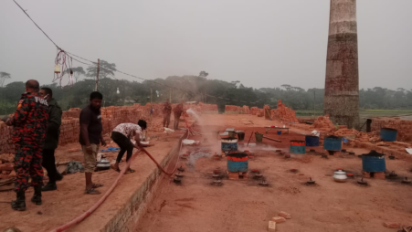 During the operations, 11 brick kilns were shut down, and closure orders were issued for two more. Photo: Courtesy