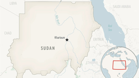 Map of Sudan. Photo: Collected
