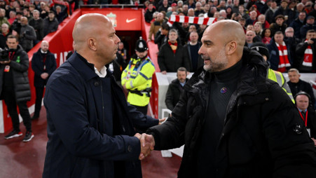 Slot's Reds face Pep test at the Etihad