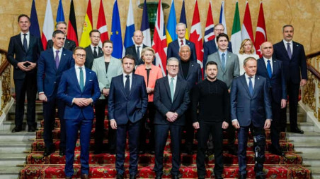 European leaders’ summit group photo at Lancaster House.Photo: Reuters