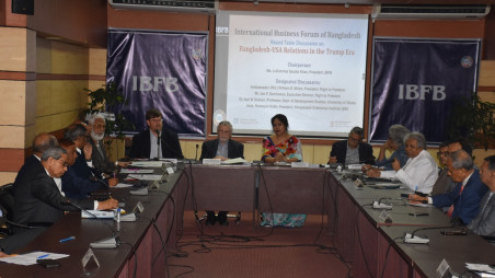 At a discussion organised by the International Business Forum of Bangladesh (IBFB) on 11 March. Photo: Courtesy