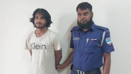  Md Ashabul Yamin (24), the prime accused in a case filed over drugging, raping an eighth grader, filiming the incident and using the video to repeatedly abuse her. Photo: Courtesy