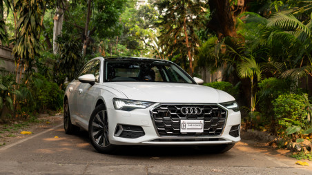 For the 2024 model, the A6 received a restyled grill and headlamps, instituting much aggression from earlier models. PHOTO: Arfin Kazi