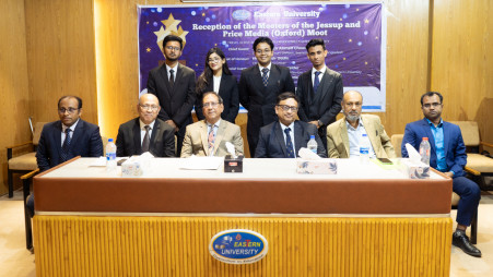 Eastern University celebrates international moot court achievements